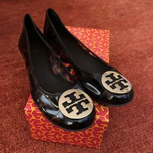 NIB TORY BURCH REVA TORTOISE JELLY BALLET FLAT